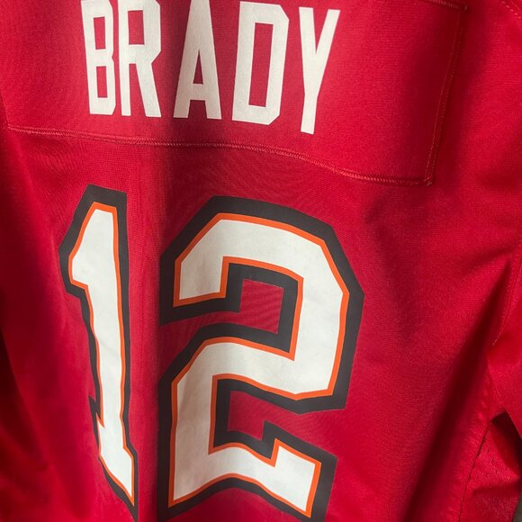 Tom Brady NFL Buccaneers On Field Nike Jersey Superbowl LIV Jersey Size L - Picture 4 of 8